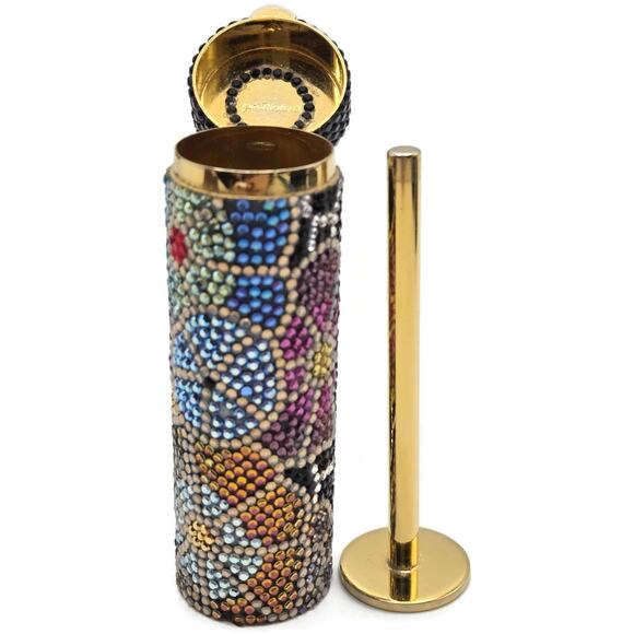 Judith Leiber Crystal Life Saver Candy Mint Container Retired Multicolor Rare - Picture 4 of 16